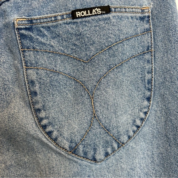 Rolla's Heidi Light Wash Denim High Rise Loose Straight Jeans - Picture 8 of 11